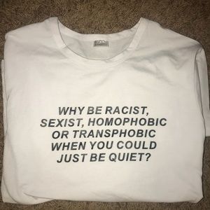 LGBTQ ACTIVIST T SHIRT NWOT